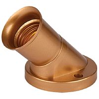 Патрон накладной наклонный Ecola Base E27 Золото картинка 